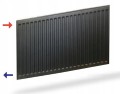 Grzejnik PURMO C 11 550x1000 boczny CZARNY RAL