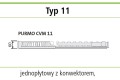 Grzejnik PURMO VM 11 500x400 dolny ŚRODKOWY ANTRACYT