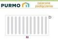 Grzejnik PURMO PLAN FCVM11 300x800 V 11 DOLNY Środkowy