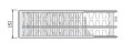 Grzejnik PURMO C 22 900x3000 boczny