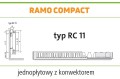 Grzejnik PURMO RAMO RC11 300x500 C 11 DEKORACYJNY Boczny