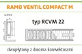 Grzejnik PURMO RAMO RCVM22 600x2300 CVM 22 DOLNY Środkowy