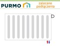 GRZEJNIK PURMO HIGIENICZNY HV10 300x1100 V 10 Dolny