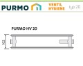 GRZEJNIK PURMO HIGIENICZNY HV20 400x1000 V 20 Dolny