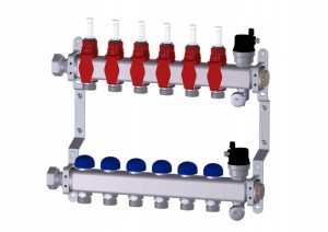 PURMO Rozdzielacz PREMIUM z rotametrami 7 ob